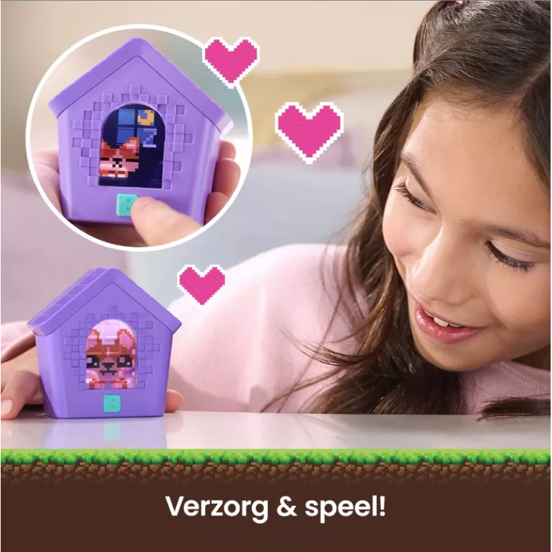 Bitzee, interaktívna hračka psí domček s 15 šteniatkami vo vnútri, 3D herná izba, reaguje na dotyk, digitálna hračka domáceho maznáčika pre dievčatá a chlapcov od 5 rokov