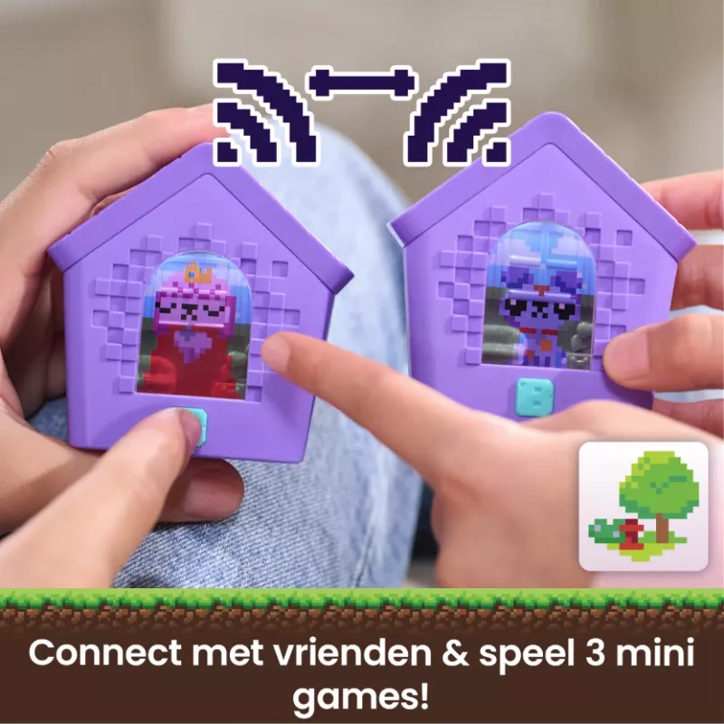 Bitzee, interaktívna hračka psí domček s 15 šteniatkami vo vnútri, 3D herná izba, reaguje na dotyk, digitálna hračka domáceho maznáčika pre dievčatá a chlapcov od 5 rokov