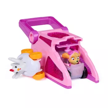PAW Patrol Skye Pup Squad odpaľovače s Chickaletta vozidlom 2-balík, hračka pre chlapcov a dievčatá od 3 rokov