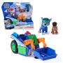PAW Patrol: Search & Rescue, Rocky Rescue Recycler vozidlo s 2 figúrkami, hračkové auto s naťahovacou akciou, detská hračka pre chlapcov a dievčatá od 3 rokov