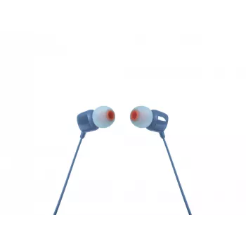 JBL Tune 110 BLUE, káblové, 20 - 20000 Hz, hudba, headset, modrá