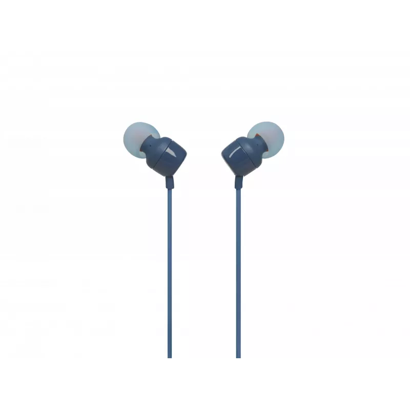 JBL Tune 110 BLUE, káblové, 20 - 20000 Hz, hudba, headset, modrá