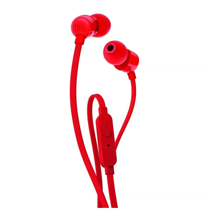 JBL T110 headset káblové in-ear hovory/hudba červená