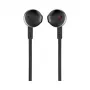 JBL Tune 205 čierna, káblové, 20 - 20000 Hz, hovory/hudba, 14,3 g, headset, čierna