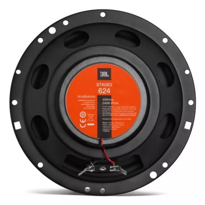 JBL Stage2 624 auto reproduktory okrúhle 2-pásmové 240 W 2 kusy
