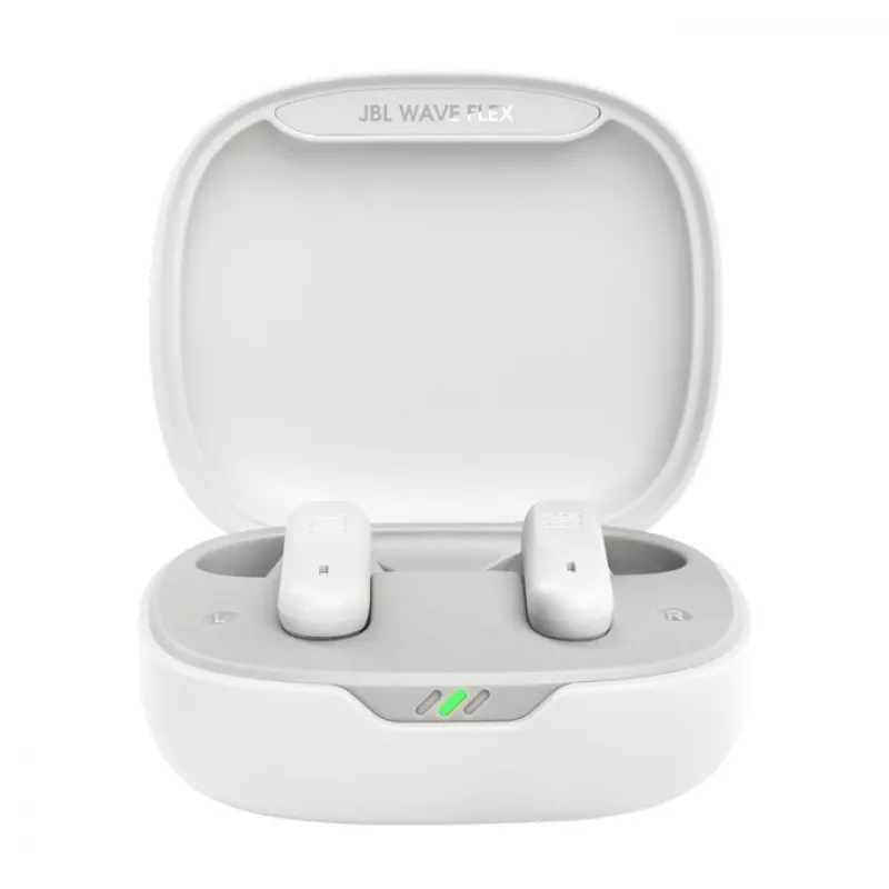 JBL Wave Flex headset True Wireless Stereo (TWS) in-ear hovory/hudba/šport/každodenné použitie Bluetooth biela