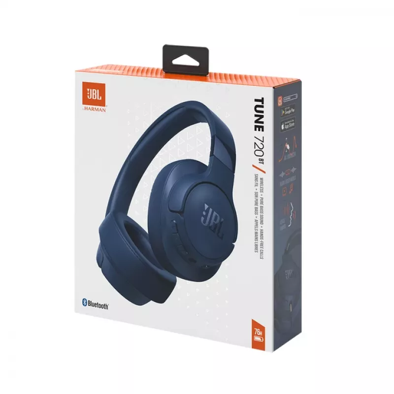 JBL Tune 720BT headset bezdrôtové cez hlavu hovory/hudba Bluetooth modrá