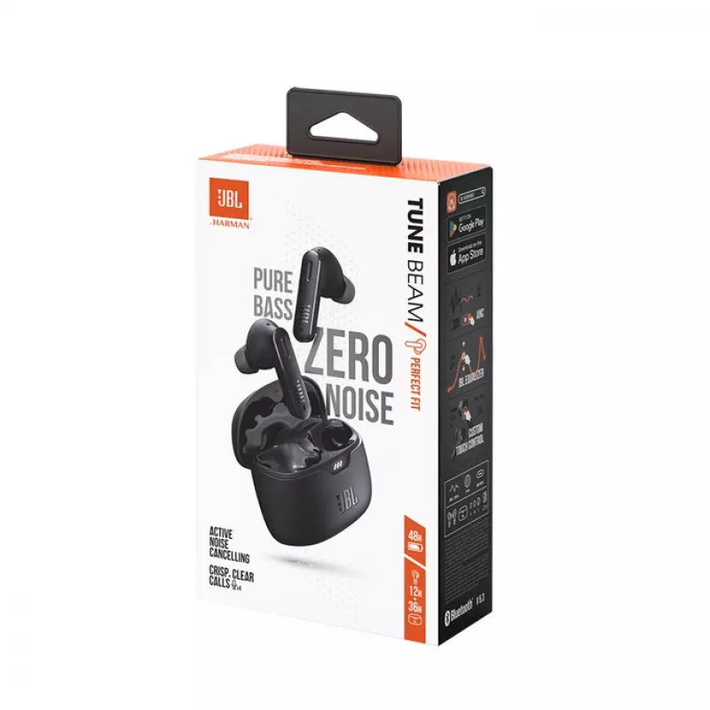 JBL Tune Beam headset True Wireless Stereo (TWS) in-ear hovory/hudba USB Type-C Bluetooth čierna