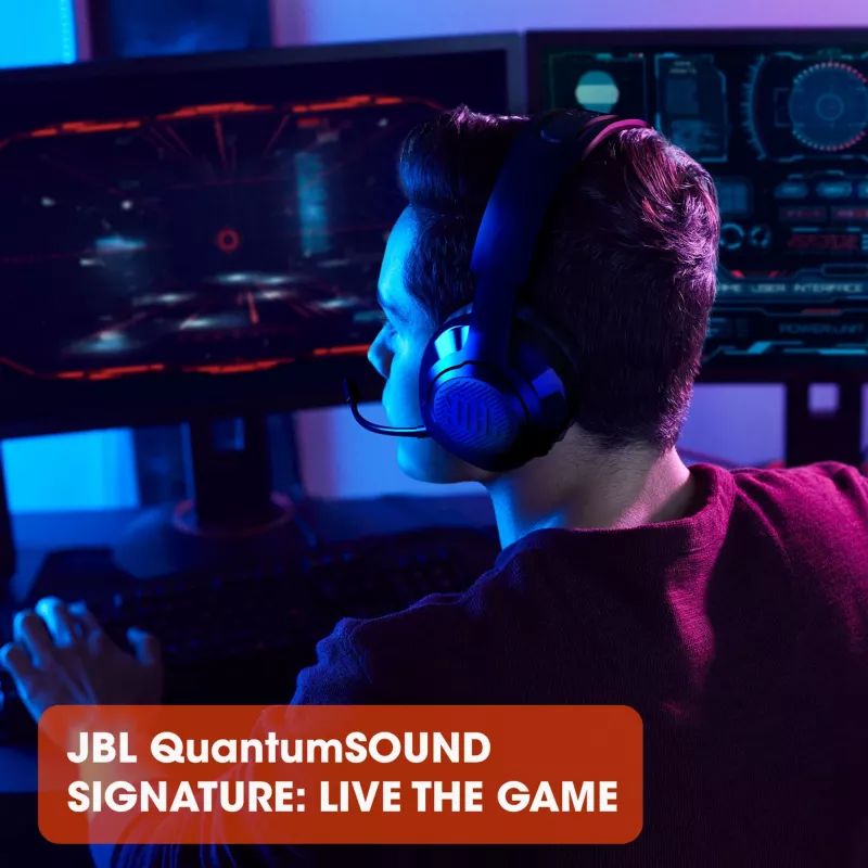 JBL Quantum 350 čierna, bezdrôtový, gaming, 20 - 20000 Hz, 247 g, slúchadlá, čierna