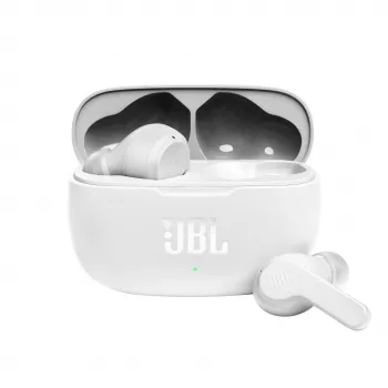 JBL Wave 200 TWS WEISS, bezdrôtový, 20 - 20000 Hz, hudba, 48 g, headset, biela