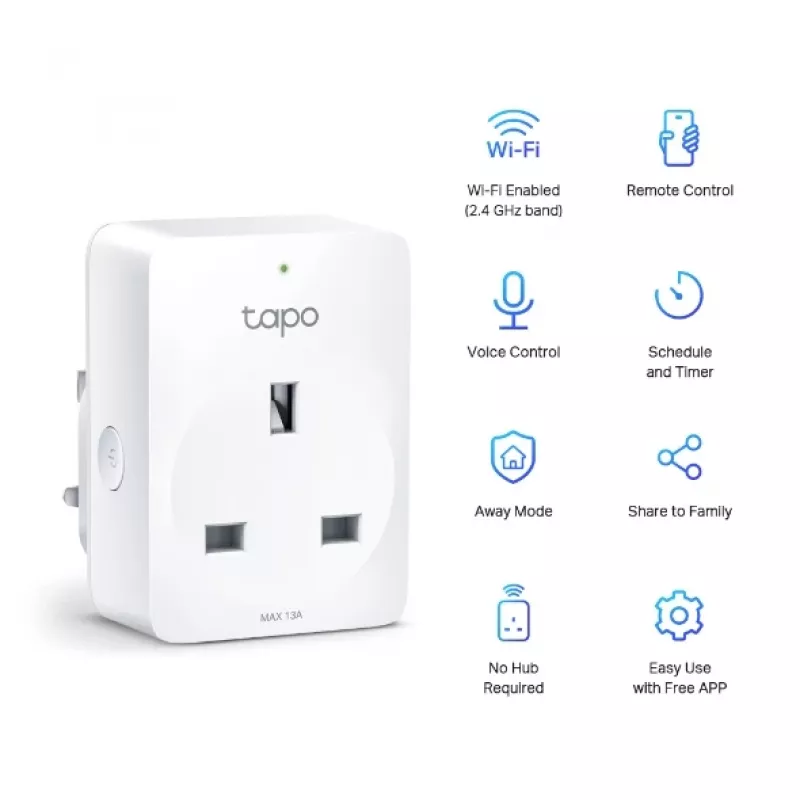 Smart Wi-Fi zásuvka TP-Link Tapo Mini P100