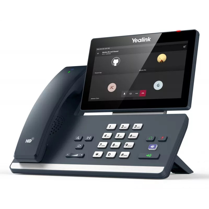 Yealink MP58-WH Microsoft Teams Edition, IP telefón, sivá, bezdrôtová slúchadlová mikrotelefón, stolový, Android, Microsoft Teams