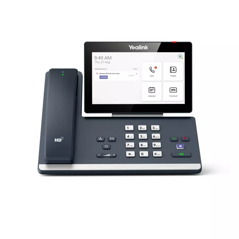 Yealink MP58-WH Microsoft Teams Edition, IP telefón, sivá, bezdrôtová slúchadlová mikrotelefón, stolový, Android, Microsoft Teams