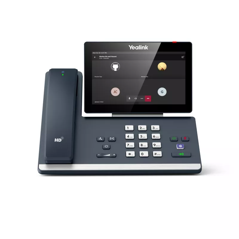 Yealink MP58-WH Microsoft Teams Edition, IP telefón, sivá, bezdrôtová slúchadlová mikrotelefón, stolový, Android, Microsoft Teams