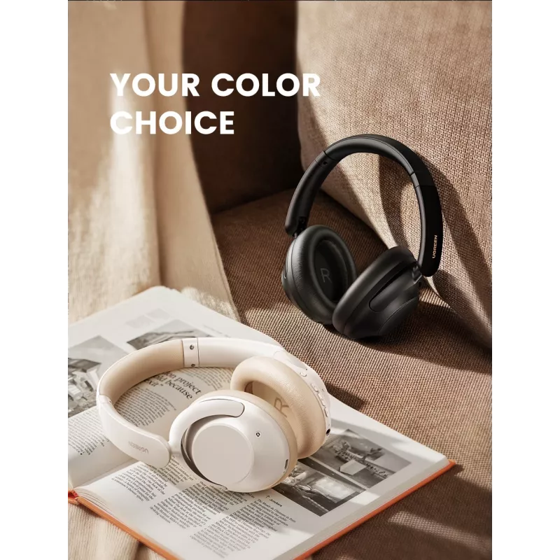 Ugreen HiTune Max5 Headset káblový & bezdrôtový cez hlavu hovory/hudba Bluetooth čierna