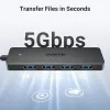 Ugreen USB 3.0 4-PORT HUB USB-A NA 4xUSB dokovacia stanica USB 3.2 Gen 1 (3.1 Gen 1) Type-A