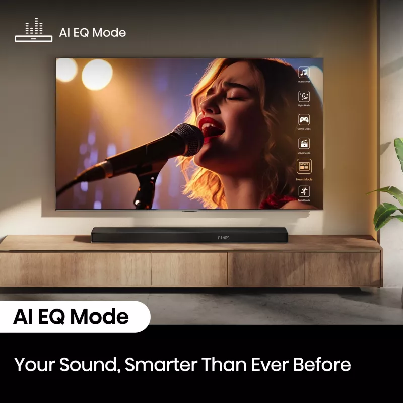 Soundbar Hisense AX5140Q 5.1.4 Dolby Atmos, 600 W RMS, bezdrôtový subwoofer 280 W, čierny