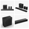 Soundbar Hisense AX5140Q 5.1.4 Dolby Atmos, 600 W RMS, bezdrôtový subwoofer 280 W, čierny