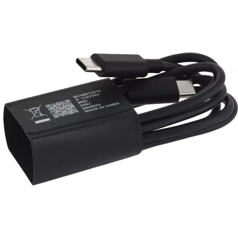 Mobilná nabíjačka Motorola SJMC1252 univerzálna čierna AC interiérová USB Type-C 1m