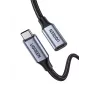 Ugreen USB-C 3.1 predlžovací kábel USB kábel USB 3.2 Gen 2 (3.1 Gen 2) 1 m USB C čierny, sivý