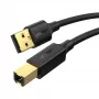 USB kábel Ugreen 10352 3m USB A USB B čierny USB 2.0 0,48 Gbit/s
