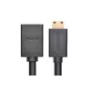HDMI kábel Ugreen 20137 Mini-HDMI konektor samec na HDMI konektor samica čierny zlatý
