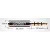 Ugreen Adaptér 2,5 mm (konektor samica) na 3,5 mm (konektor samec) Micro-Jack na Mini-Jack adaptér čierny (20502)
