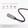 Mobilný telefónny kábel Ugreen 30632 USB-C na 3,5 mm čierny