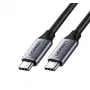 Ugreen US161 50751 Kábel USB-C 3.1, 1,5 m, sivý