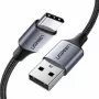 USB kábel Ugreen 60127 USB 2.0 1,5 m USB A na USB C čierny