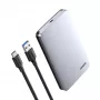 HDD/SSD puzdro UGREEN 70498 pre 2,5-palcové SATA disky, jeden slot, USB-C (USB 2.0/3.2 Gen2), hliník, až do 6 TB