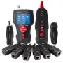 Tester káblov LYNX CS TLCD88 — LCD tester pre Cat3/Cat5E/Cat6 a PoE detekciu