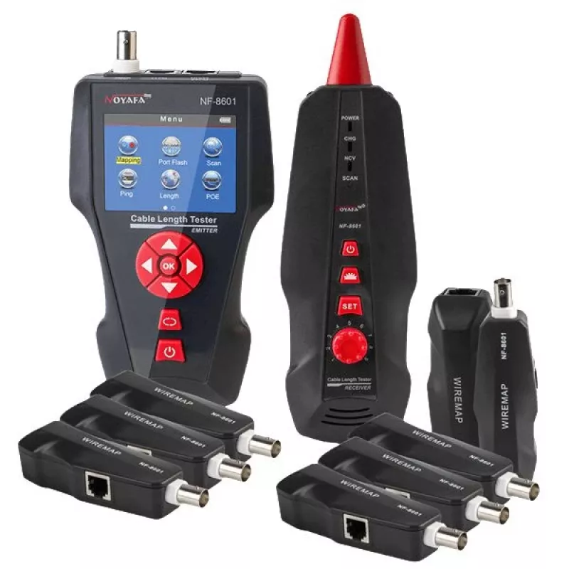 Tester káblov LYNX CS TLCD88 — LCD tester pre Cat3/Cat5E/Cat6 a PoE detekciu