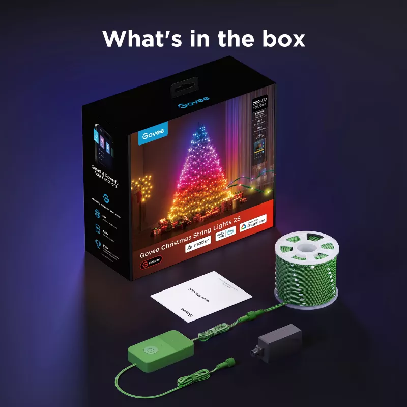 Govee H80C4 20m RGBWIC LED pás so smart ovládaním