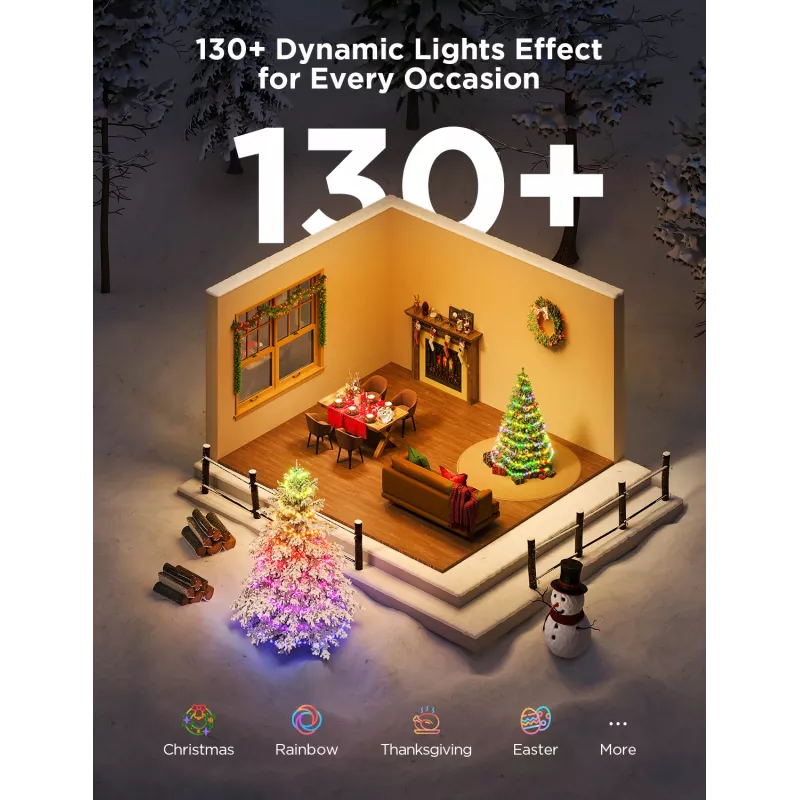 Govee H80C4 20m RGBWIC LED pás so smart ovládaním
