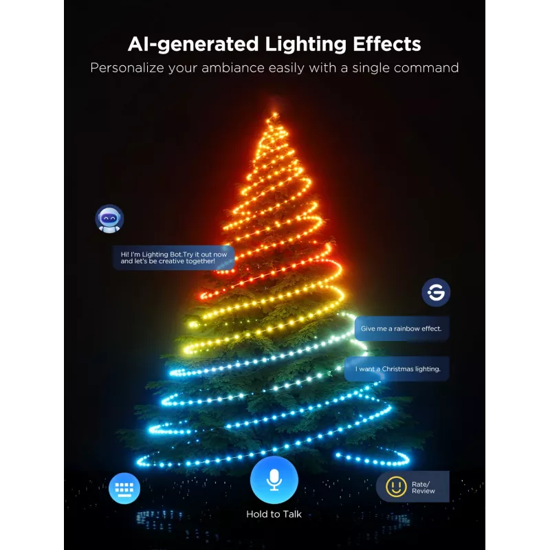 Govee H80C4 20m RGBWIC LED pás so smart ovládaním