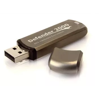 iStorage Kanguru Defender 2000 FIPS 140-2 certifikovaný, 32 GB USB flash disk USB Type-A 2.0 hnedý