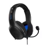 PDP LVL50 headset káblový s hlavovým mostom herný čierny, sivý