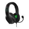 PDP LVL50 headset káblový s hlavovým mostom herný čierny, zelený, sivý