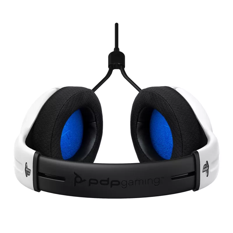 PDP LVL40 headset káblový s hlavovým mostom herný biely