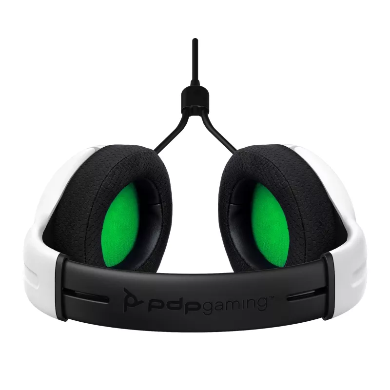 PDP LVL40 headset káblový s hlavovým mostom herný biely