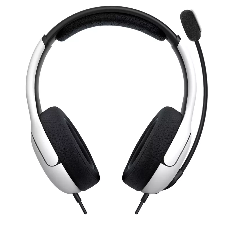PDP LVL40 headset káblový s hlavovým mostom herný biely
