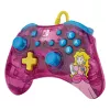 PDP Rock Candy: Bubblegum Peach Pink, priesvitný USB gamepad analógový / digitálny Nintendo Switch, Nintendo Switch Lite, Nintendo Switch OLED