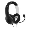 PDP LVL40 headset káblový headset s hlavovým mostom herný čierny, biely