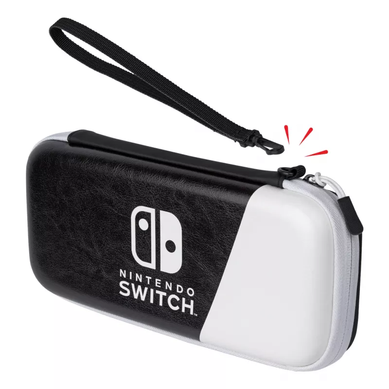 PDP tenké Deluxe: čierne & biele pevné puzdro Nintendo čierne, biele