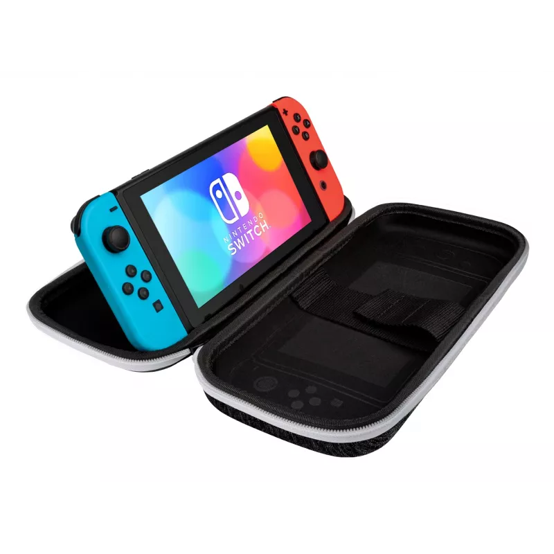 PDP tenké Deluxe: čierne & biele pevné puzdro Nintendo čierne, biele
