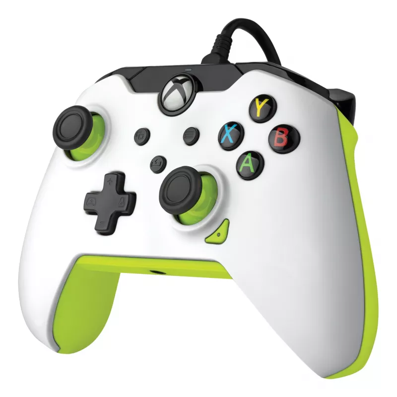 PDP káblový ovládač: Electric White - Xbox Series X|S, Xbox One, Xbox, Windows 10/11