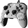 PDP REMATCH: Comic Attack čierny, sivý, biely USB gamepad analógový / digitálny Nintendo Switch, Nintendo Switch OLED