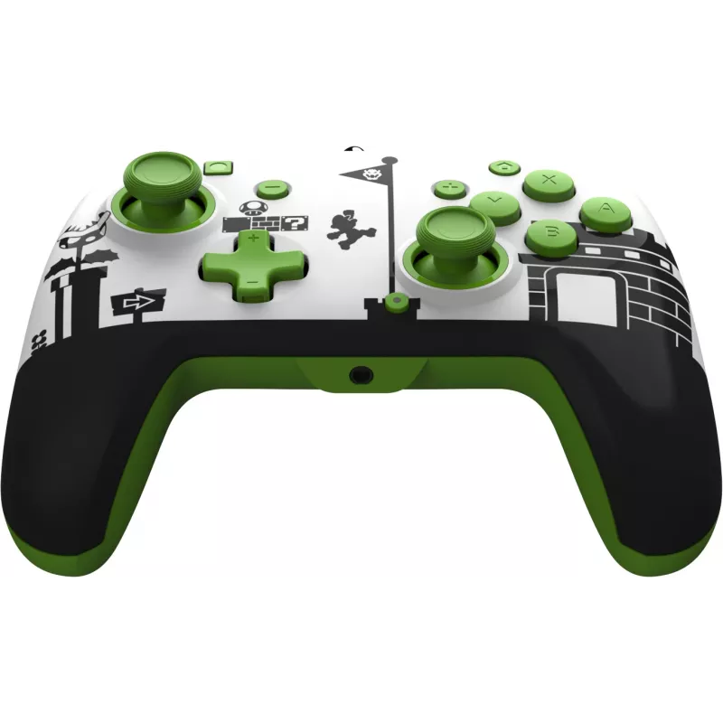 PDP REMATCH drôtový ovládač: Super Mario Retro, gamepad, Nintendo Switch, Nintendo Switch OLED, D-pad, tlačidlo Home, analógový/digitálny, s káblom, USB