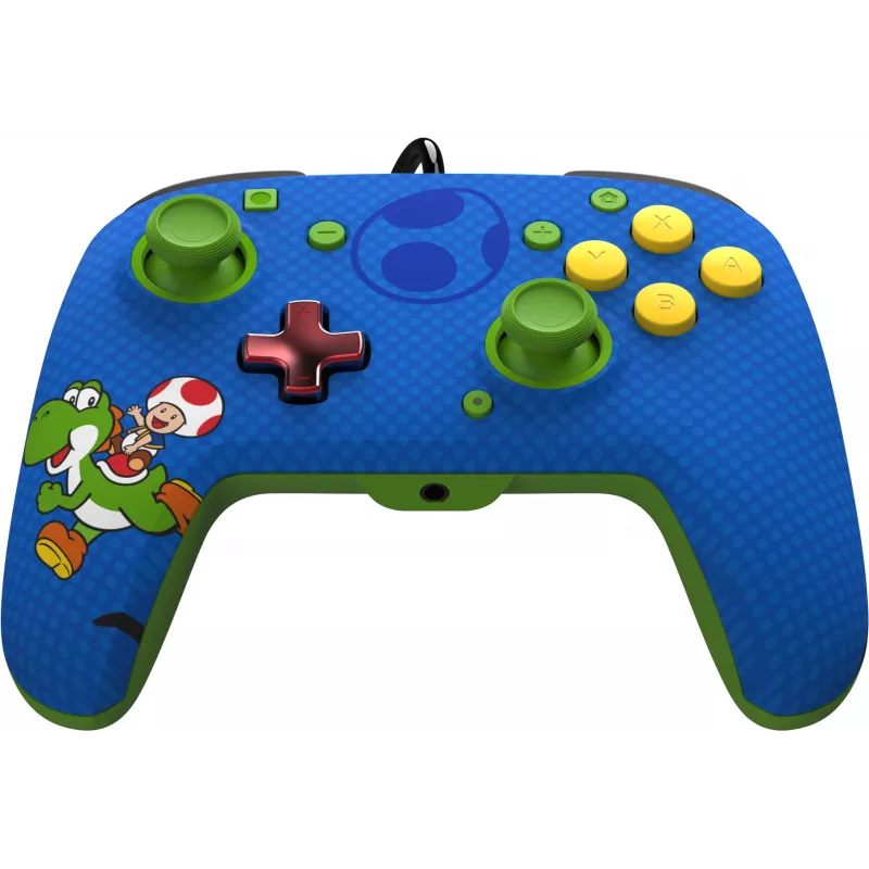 PDP REMATCH drôtový ovládač: Yoshi & Toad, gamepad, Nintendo Switch, Nintendo Switch OLED, D-pad, tlačidlo Home, analógový/digitálny, s káblom, USB